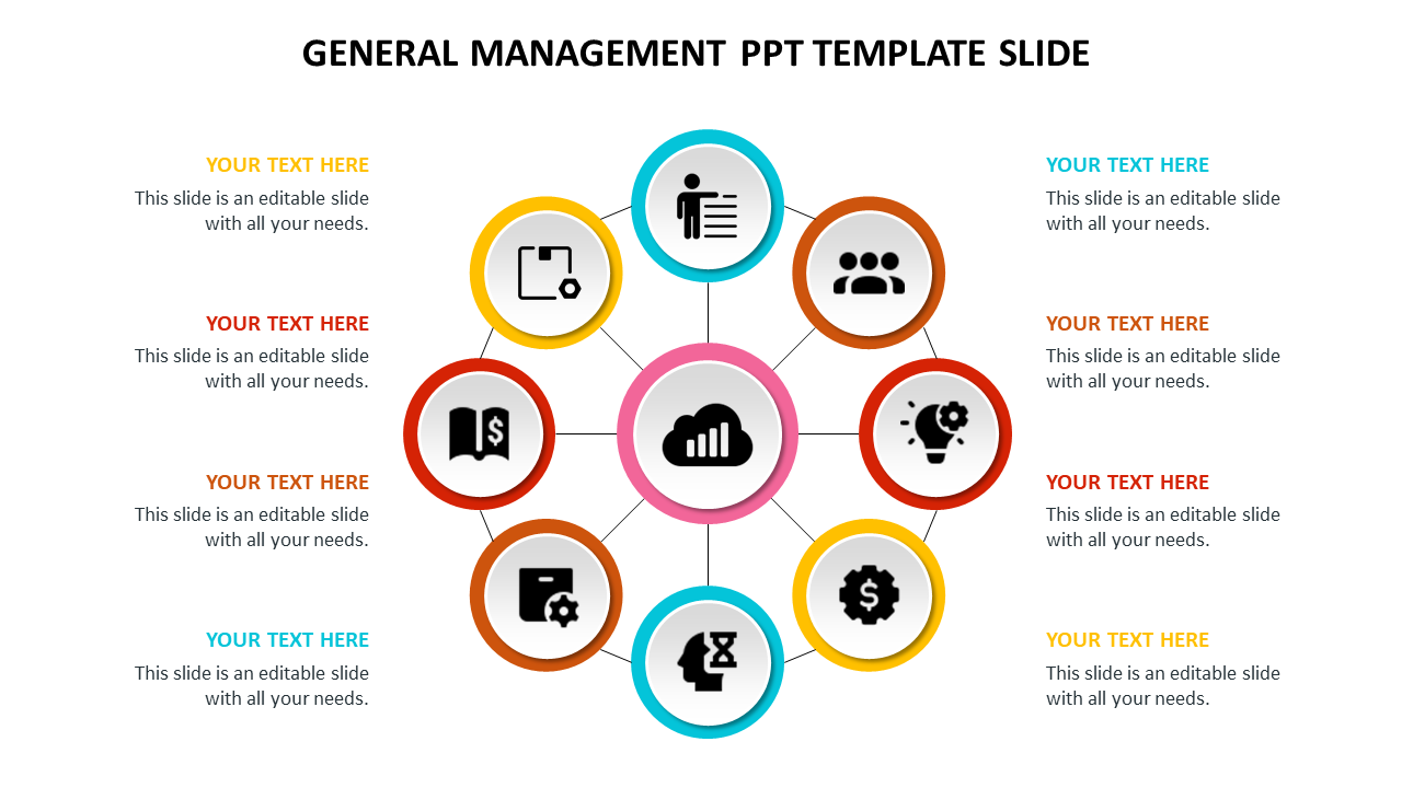General management ppt template slide
